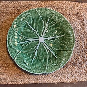 Southern Living At Home Green Leaf Plate